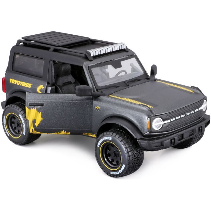 Машина Maisto Ford Bronco 2021 Badlands 1:24 Сірий металік (32541 met. grey) зображення 9