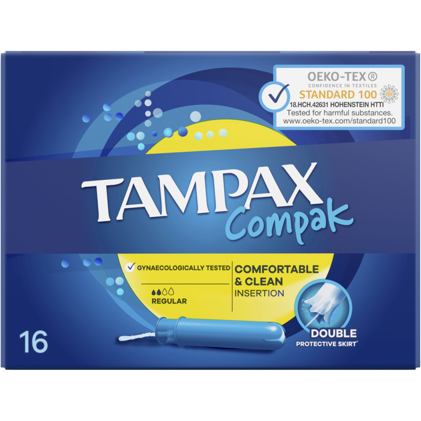 Тампони Tampax Compak Regular з аплікатором 16 шт. (4015400219538) зображення 2