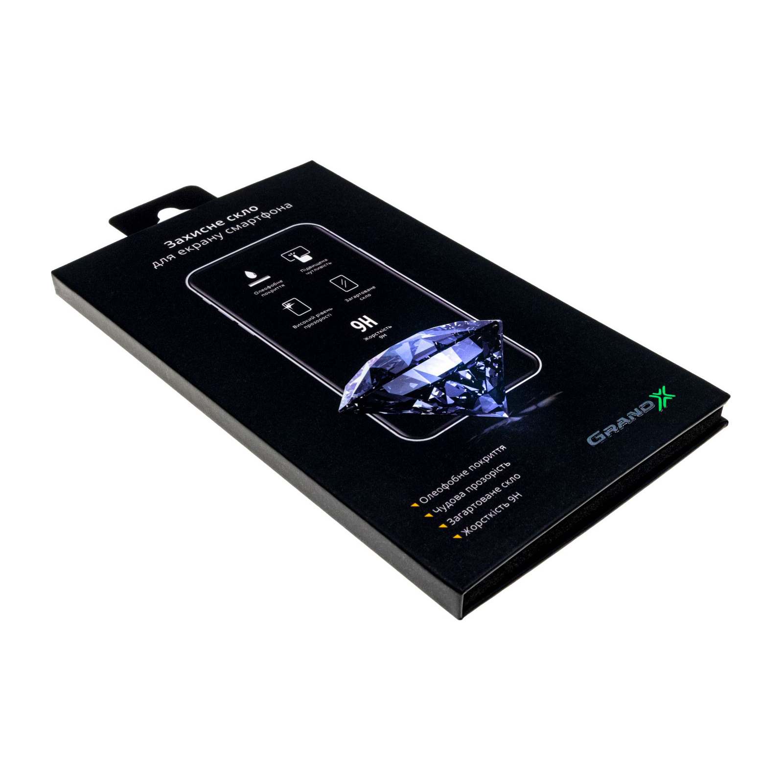 Скло захисне Grand-X Apple iPhone 12/12 Pro 9D black (AIP12PR9D) зображення 2