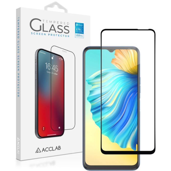 Скло захисне ACCLAB Full Glue Tecno Spark 8p (1283126533136) зображення 2