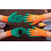 Захисні рукавиці Neo Tools дитячі латекс, поліестер, дихаюча верхня частина, р.3, помаранчевий (97-644-3) зображення 8