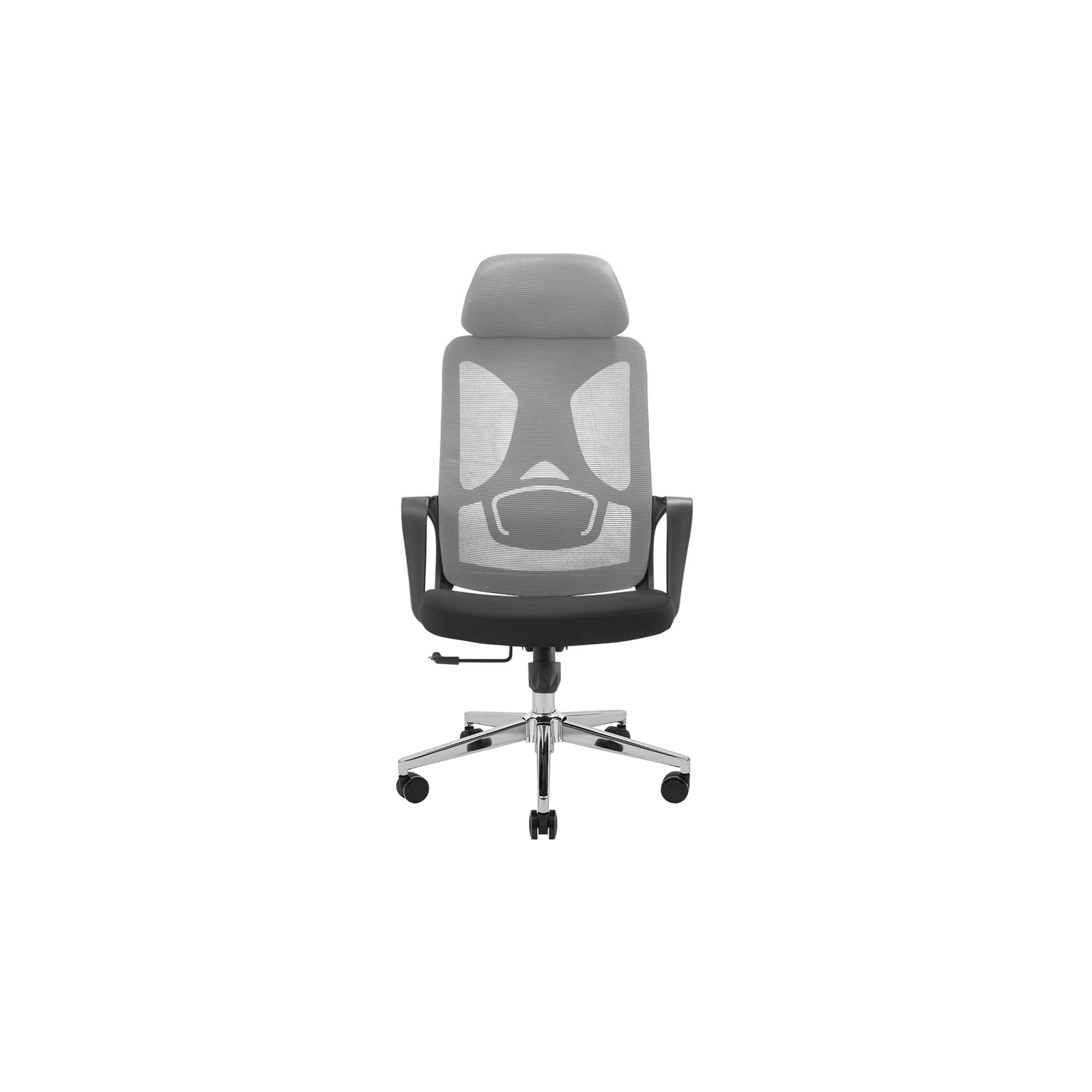 Офисное кресло Richman Монеро Хром M-1 (Tilt) Сетка черная + сетка серая (ADD0003211) изображение 2