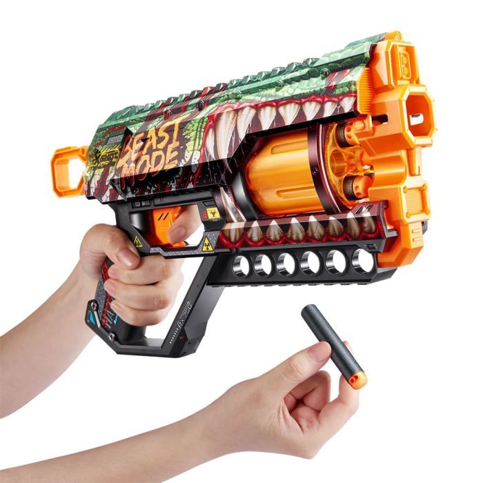 Іграшкова зброя Zuru X-Shot Швидкострільний бластер Skins Griefer Beast Out (12 патронів) (36561A) зображення 4