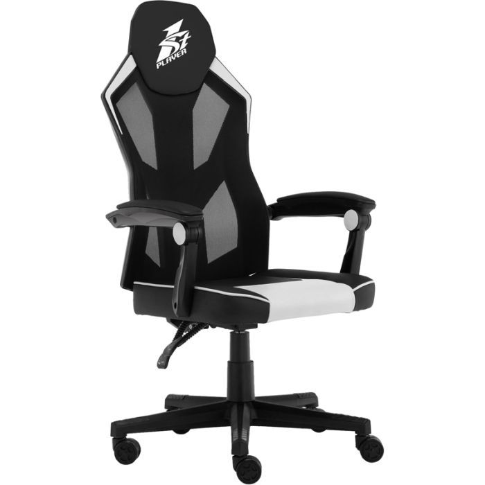 Кресло игровое 1stPlayer P01 Black-White изображение 2