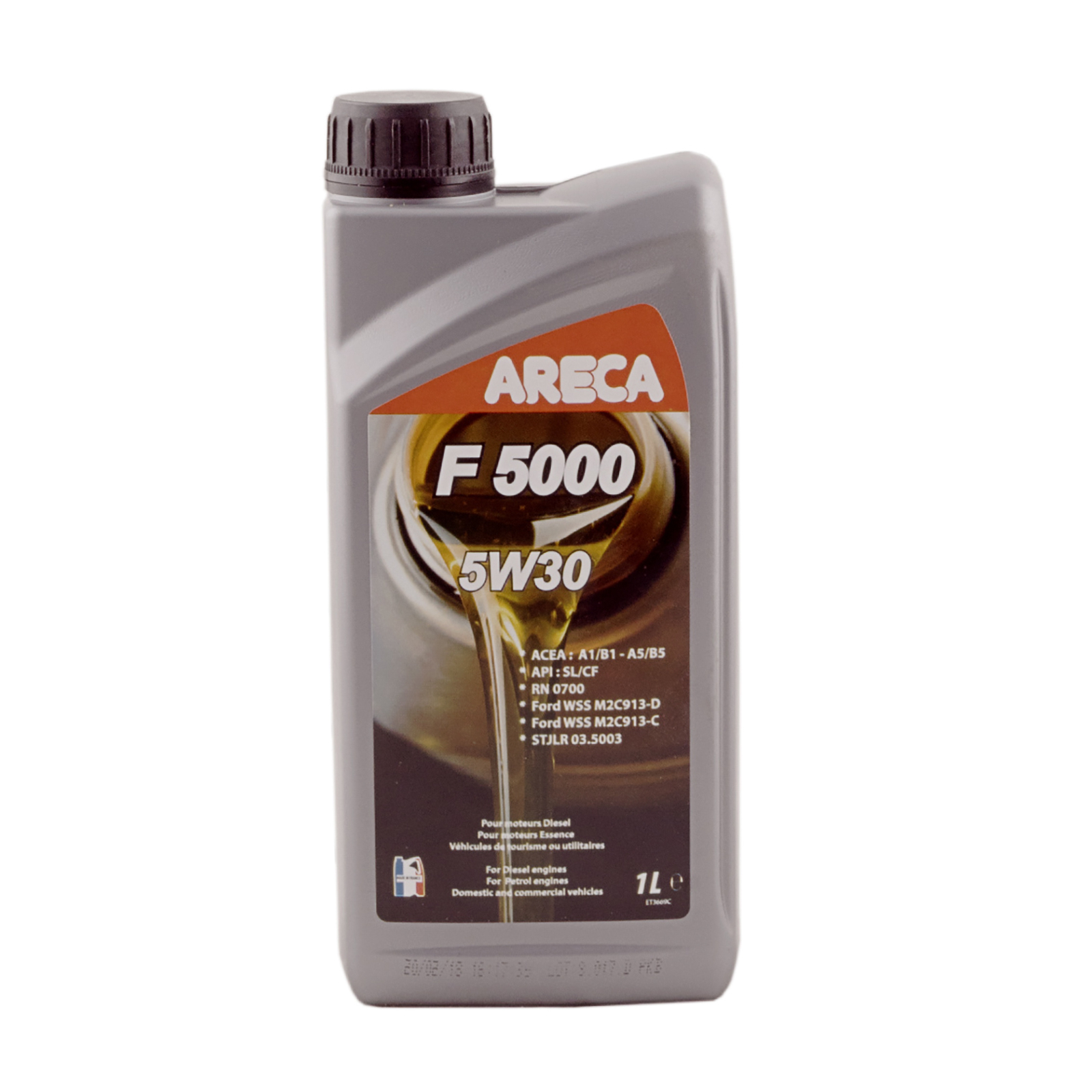 Моторное масло Areca F5000 5W-30 1л (50900)