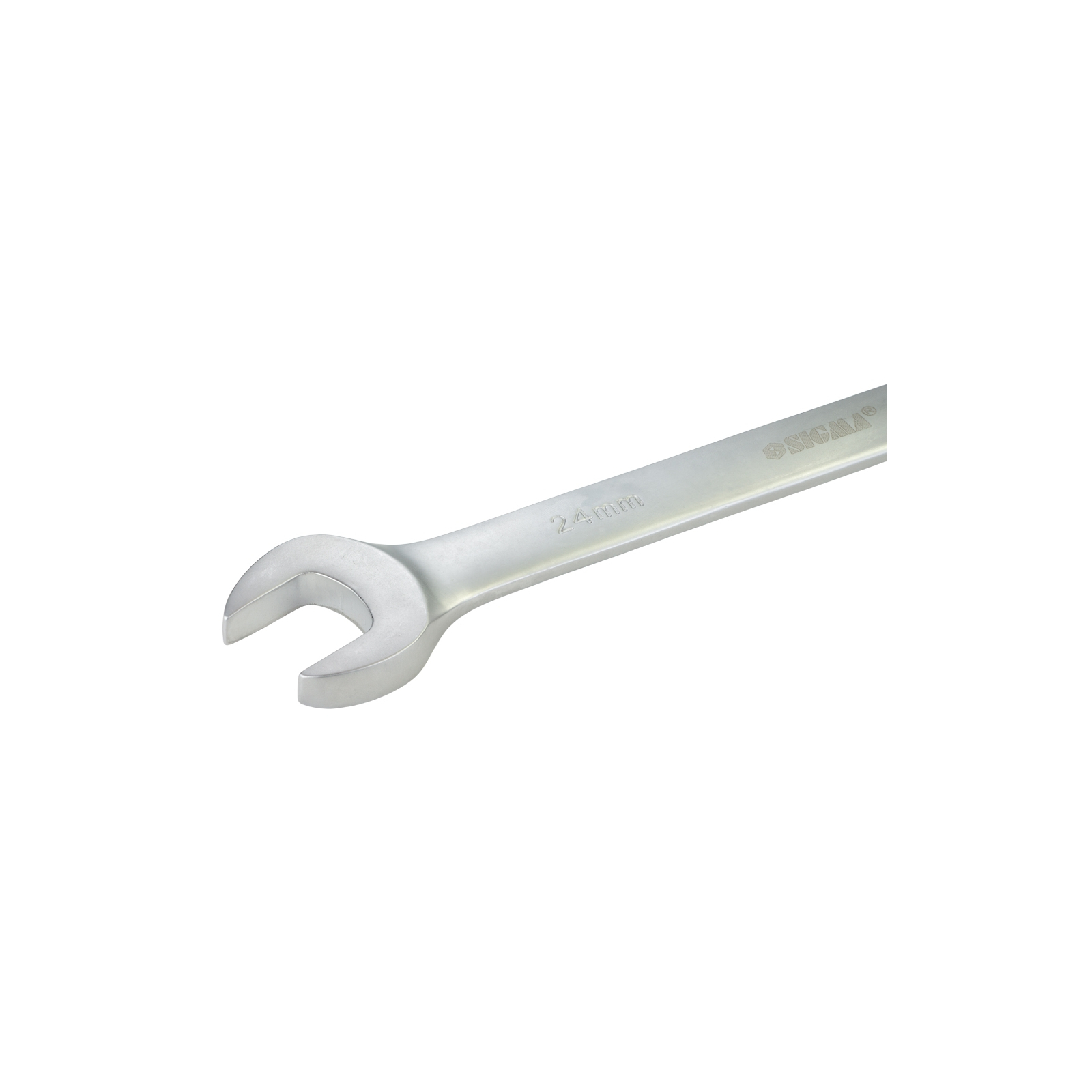 Ключ Sigma ріжково-накидний з тріскачкою 24мм CrV polished (6022241) зображення 4
