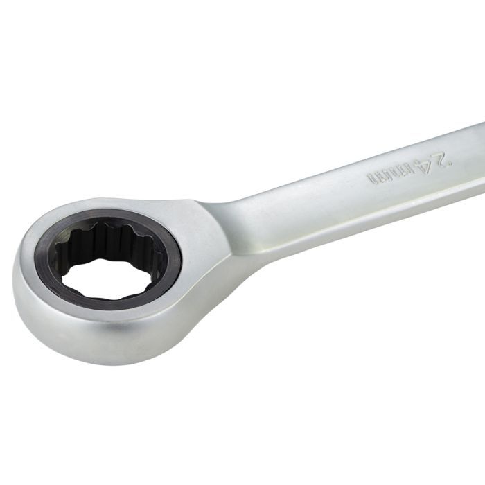 Ключ Sigma рожково-накидной с трещеткой 22мм CrV polished (6022221) изображение 5