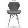 Кухонний стілець GT Racer X-D27 Velvet Gray зображення 10
