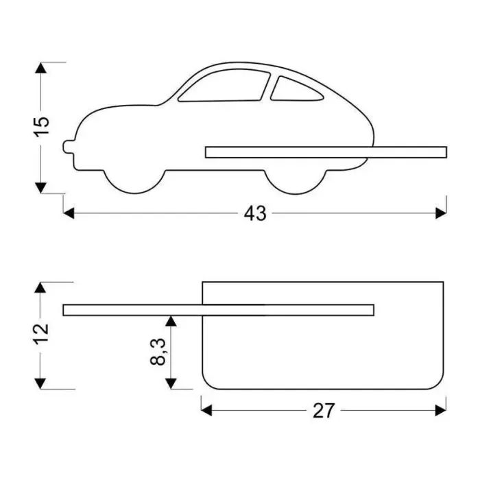 Світильник Candellux CAR (21-85092) зображення 2