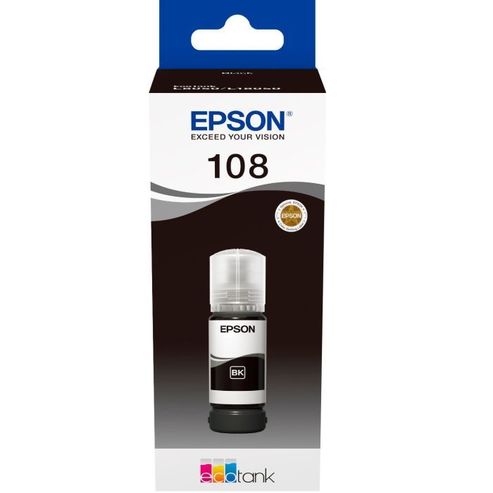 Контейнер з чорнилом Epson 108 EcoTank L8050/L18050 black (C13T09C14A) зображення 2