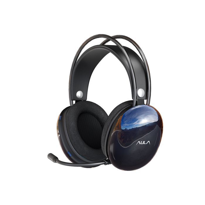 Наушники Aula S505 RGB Transparent Gaming Headset Black (6948391235479)