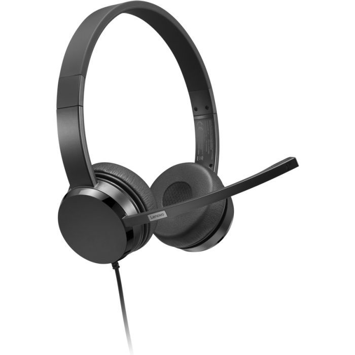 Наушники Lenovo USB-A Wired Stereo On-Ear Black (4XD1K18260) изображение 4