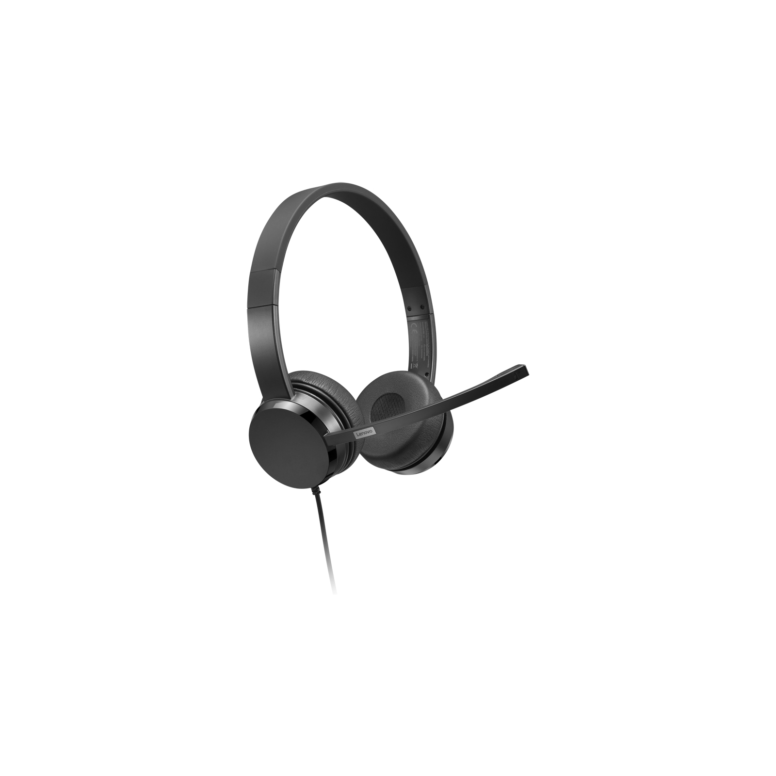 Навушники Lenovo USB-A Wired Stereo On-Ear Black (4XD1K18260) зображення 4
