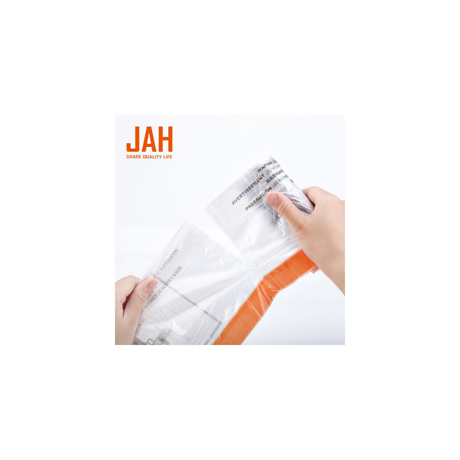 Пакеты для мусора JAH Для ведер до 50 л (65x85 см) с затяжками 15 шт. (6306) изображение 2