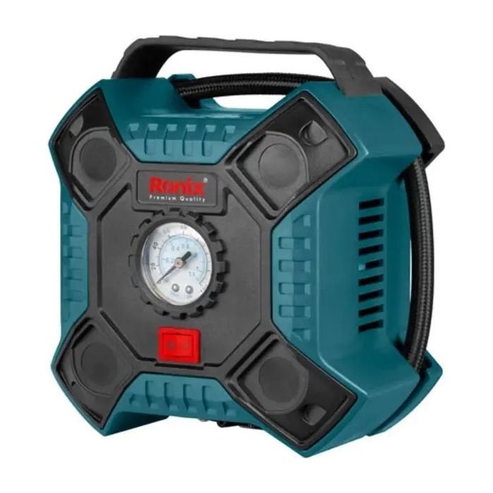 Автомобільний компресор Ronix 12В, 160 PSI, 11 бар, 1100 кПа (RH-4263)