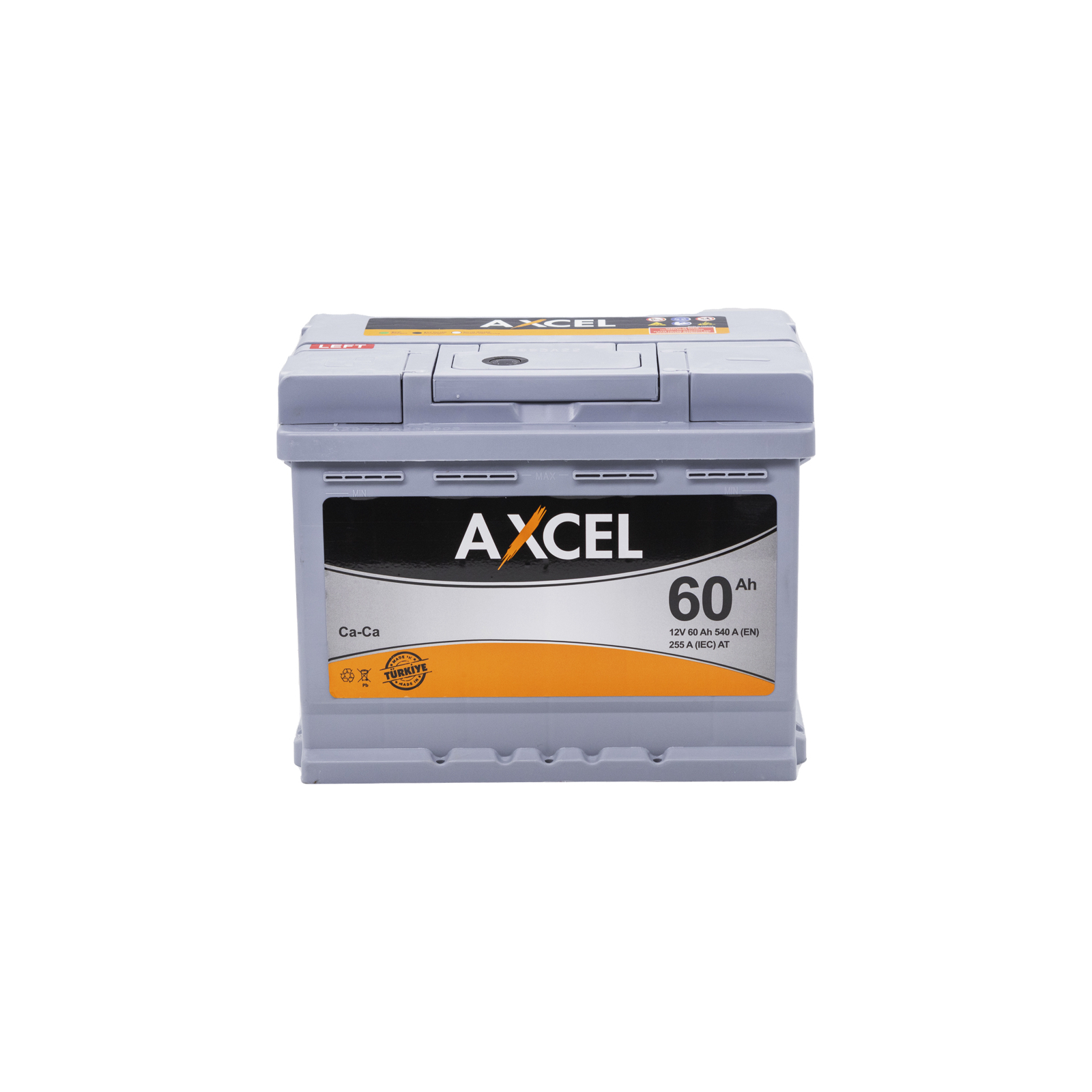 Аккумулятор автомобильный AXCEL 60A +лів. (L2) (540 пуск)