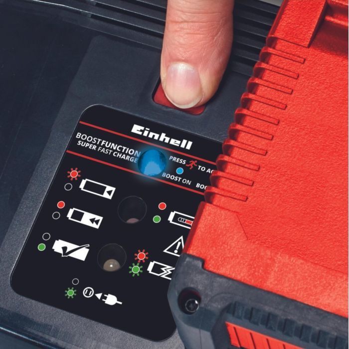 Зарядное устройство для аккумуляторов инструмента Einhell Boostcharger PXC, 18V, 8A (4512155) изображение 4