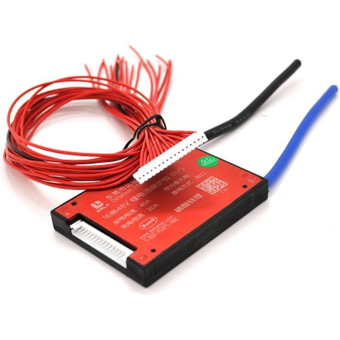 BMS контроллер DaLy LiFePO4 48V 16S 40A (DL16S-40A)