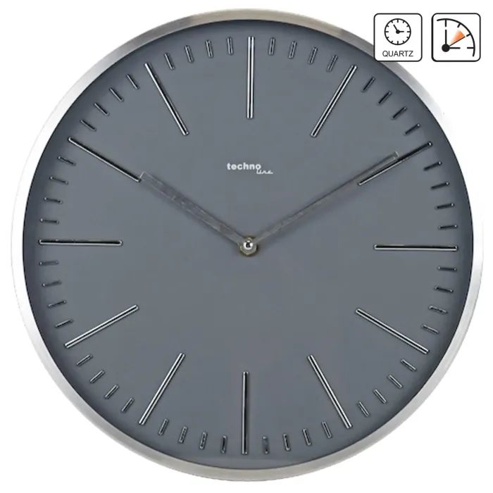 Настенные часы Technoline WT7215 Grey (WT7215) (DAS301215) изображение 2