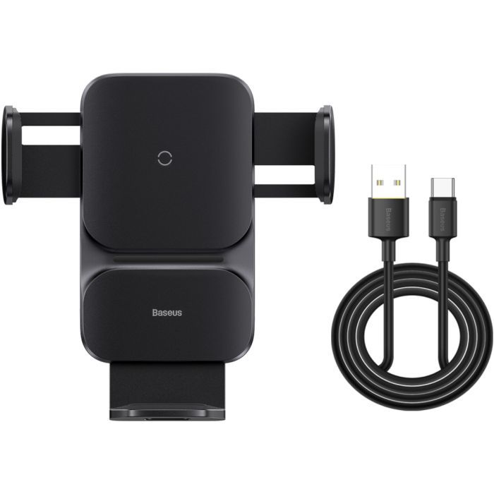 Універсальний автотримач Baseus Wireless Charge QI 15W (CGZX000001) зображення 7
