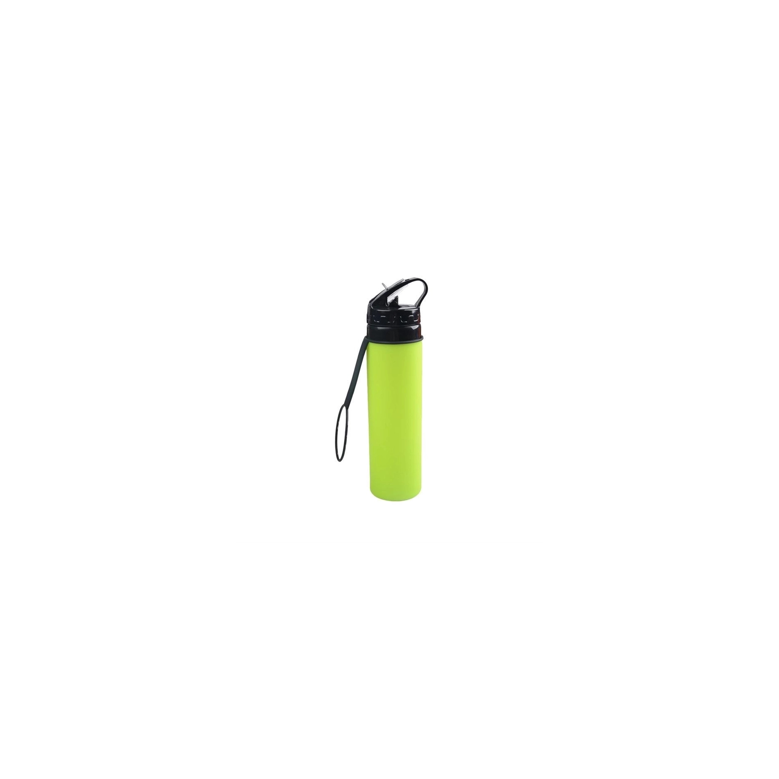 Пляшка для води XoKo ChildCare 100 Зелена Складна Силіконова (XK-BOTL100-GRN) зображення 5