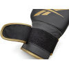 Боксерські рукавички Reebok Boxing Gloves чорний, золото RSCB-12010GB 10 унцій (885652021173) зображення 10