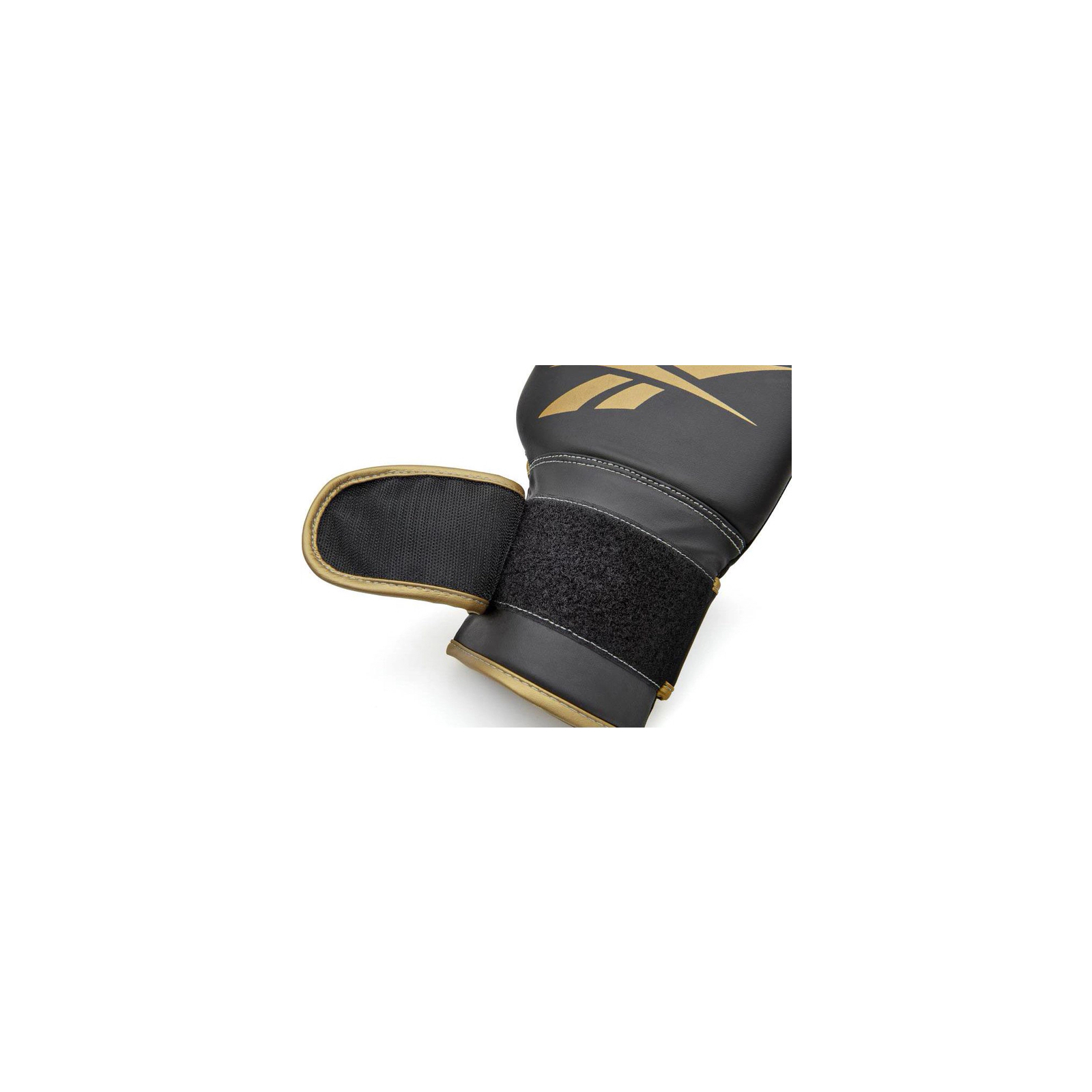 Боксерські рукавички Reebok Boxing Gloves чорний, золото RSCB-12010GB 14 унцій (885652021197) зображення 5