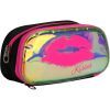 Пенал Cool For School 2 отделения неоновый с помпоном Розовый (CF6618-pink)
