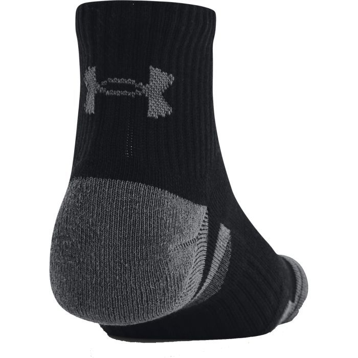 Носки Under Armour 1379528-001 Performance Cotton 3 пари Qtr чорний MD (196883994243) изображение 3