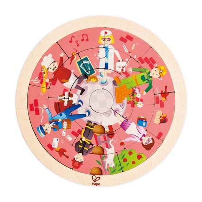 Пазл Hape деревянный город профессий (E1624) изображение 3