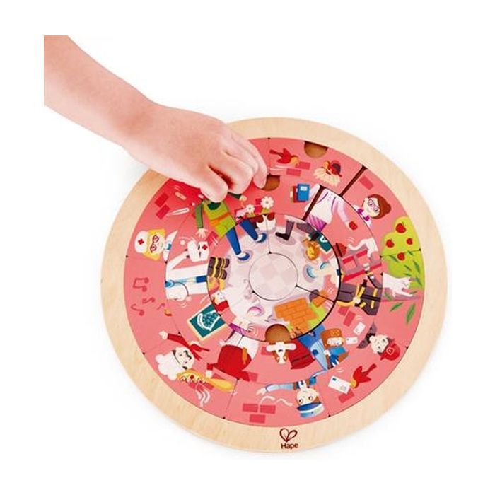 Пазл Hape деревянный город профессий (E1624) изображение 4