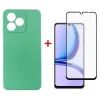 Чехол для мобильного телефона Dengos Kit for Realme C51 case + glass (Mint) (DG-KM-61)