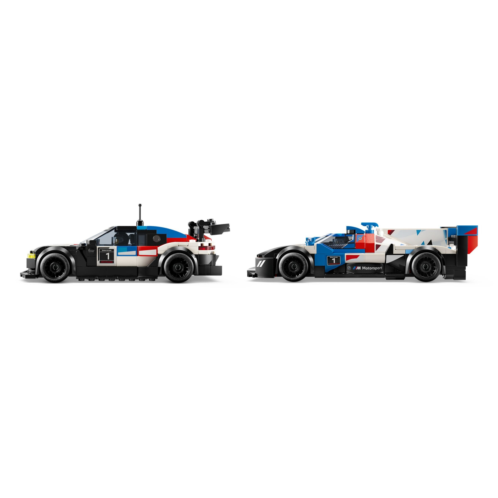 Конструктор LEGO Speed Champions Гоночные автомобили BMW M4 GT3 и BMW M Hybrid V8 676 деталей (76922) изображение 3