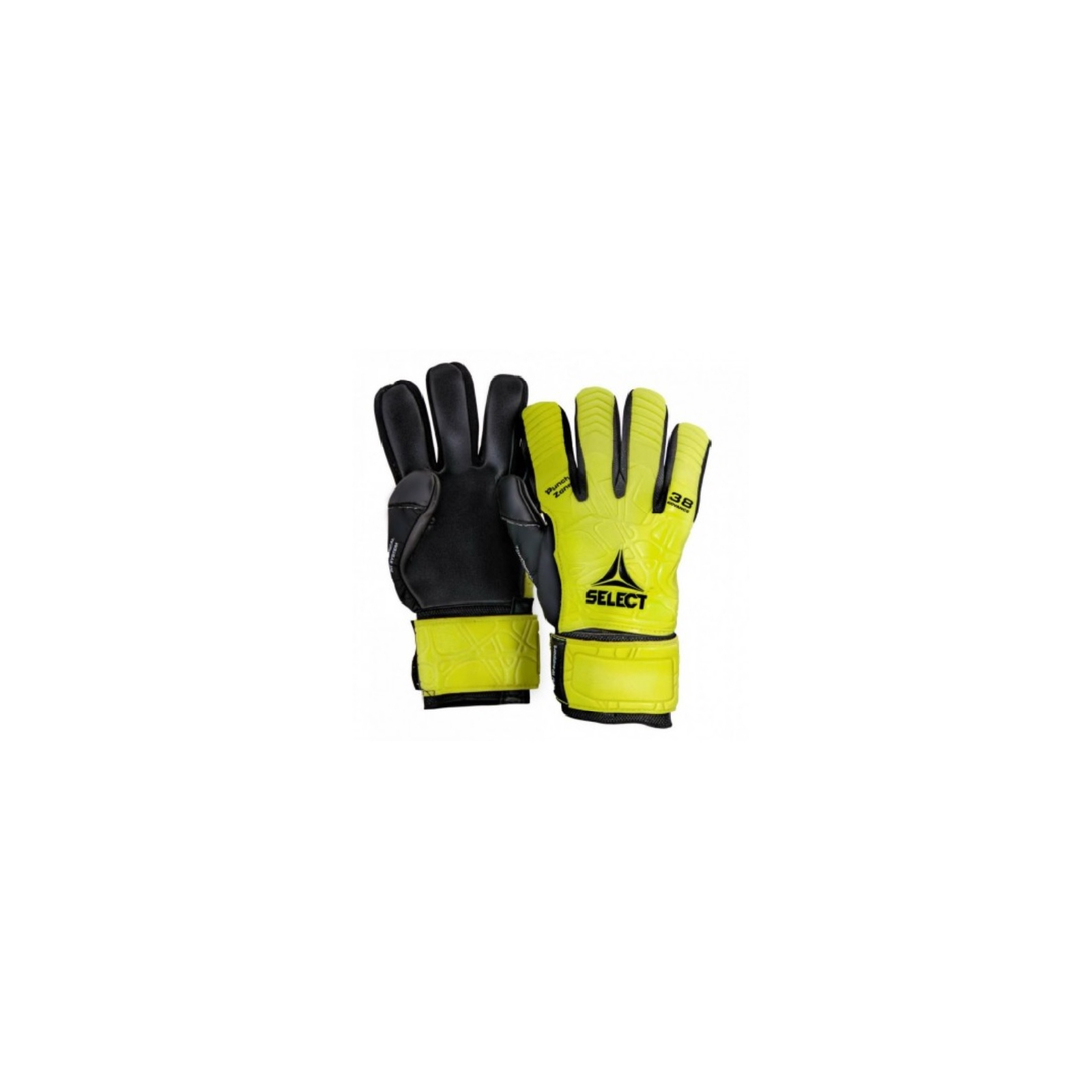 Воротарські рукавиці Select Goalkeeper Gloves 38 Advance 605400-002 жовто-чорний Уні 9 (5703543311026)