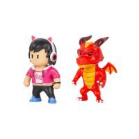 Фигурка Stumble Guys набор коллекционных - Оператор Джина и Дракон Инферно (SG2015-7) изображение 2