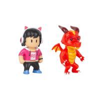 Фигурка Stumble Guys набор коллекционных - Оператор Джина и Дракон Инферно (SG2015-7) изображение 3