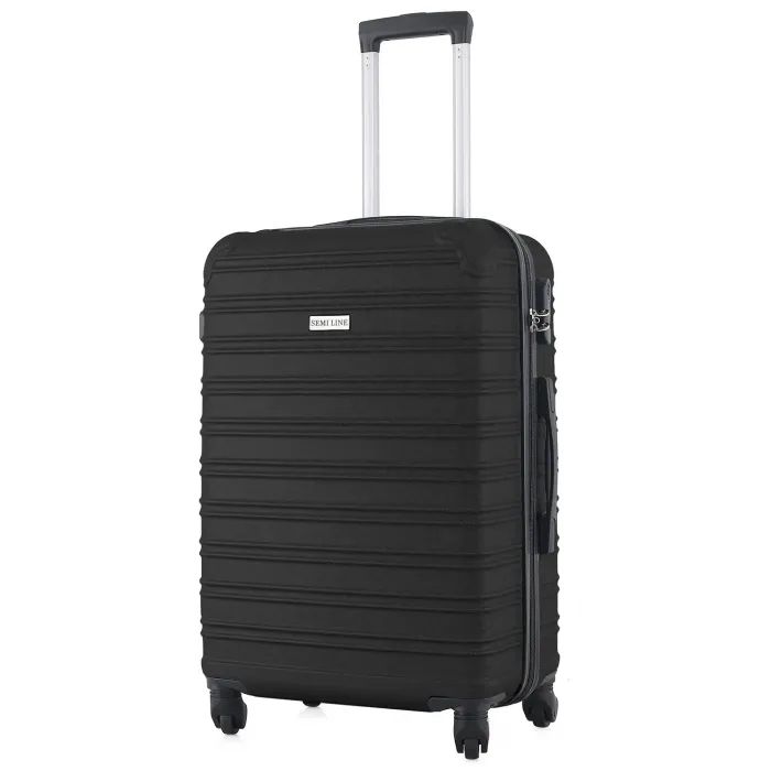 Чемодан Semi Line 24" (M) Black (T5636-2) (DAS302603)