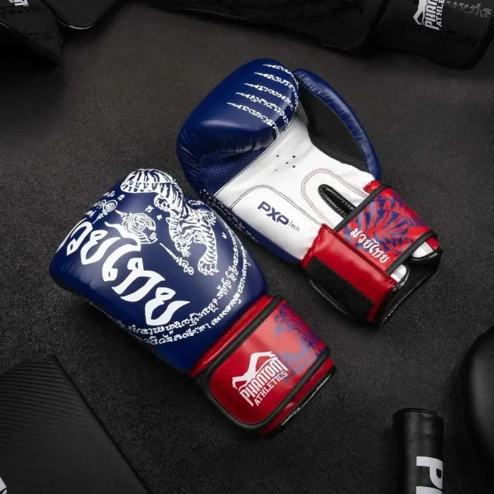 Боксерские перчатки Phantom Muay Thai Red 10 унцій (PHBG2505-10) изображение 10