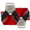 Крюки для тяги на запястья MadMax MFA-330 Lat Hooks Antic silver/Grey/Red (MFA-330-U)