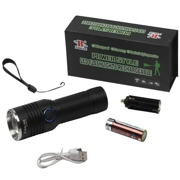 Фонарь X-Balog BL-S26-T6 алюмінієвий діапазон до 1000 м (L096) изображение 8