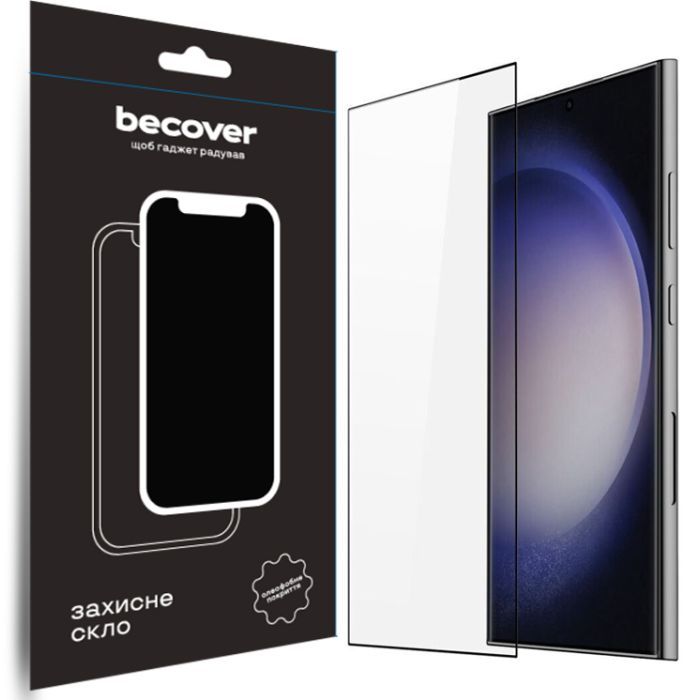 Стекло защитное BeCover Samsung Galaxy S24 Ultra SM-S928 Black (711318)