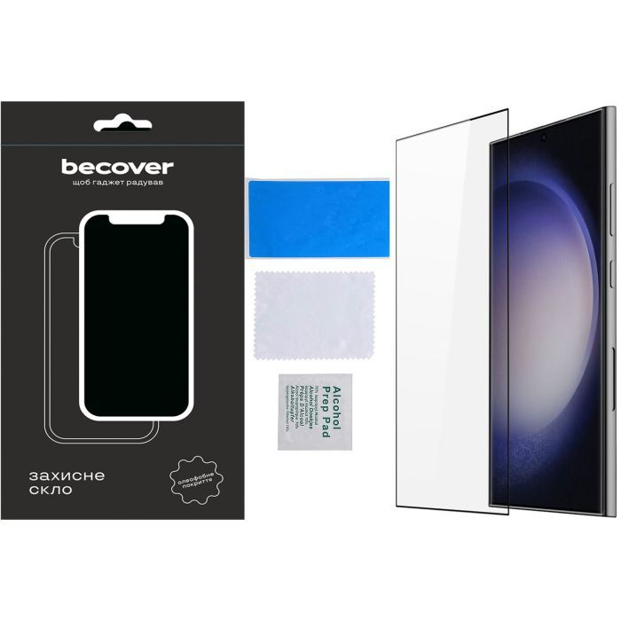 Стекло защитное BeCover Samsung Galaxy S24 Ultra SM-S928 Black (711318) изображение 4