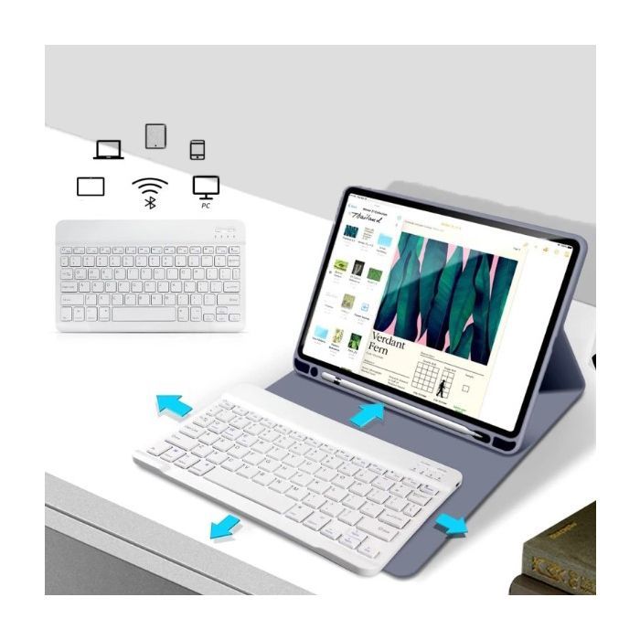Чехол для планшета BeCover Keyboard Apple iPad 10.2 2019/2020/2021 Purple (711138) изображение 4