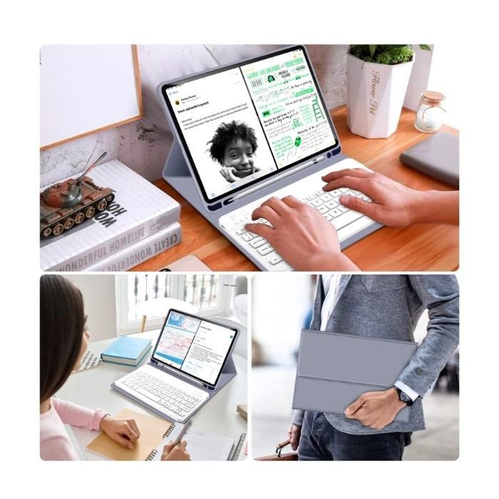 Чехол для планшета BeCover Keyboard Apple iPad 10.2 2019/2020/2021 Purple (711138) изображение 6