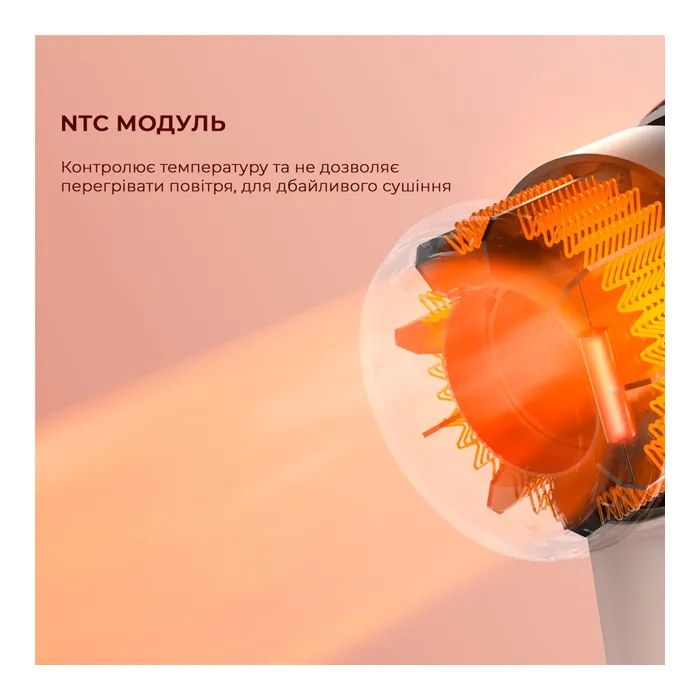 Фен Xiaomi Deerma DEM-CF50W(pink) (DEM-CF50W(pink)) зображення 12