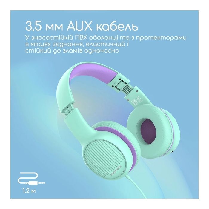 Наушники Promate Simba Onyx (simba.onyx) изображение 7