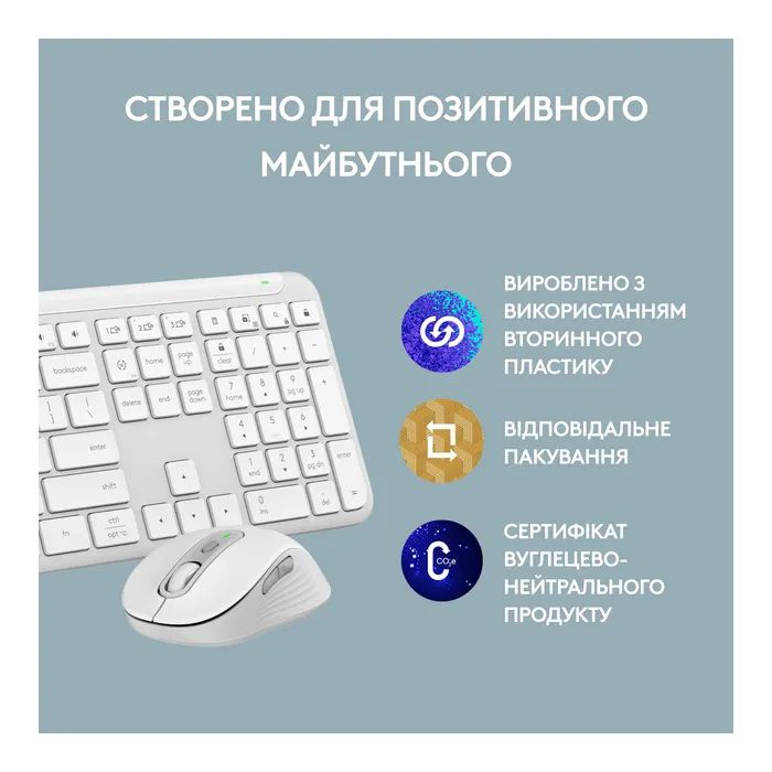 Комплект Logitech MK950 Bluetooth/Wireles UA Graphite (920-012490) изображение 10