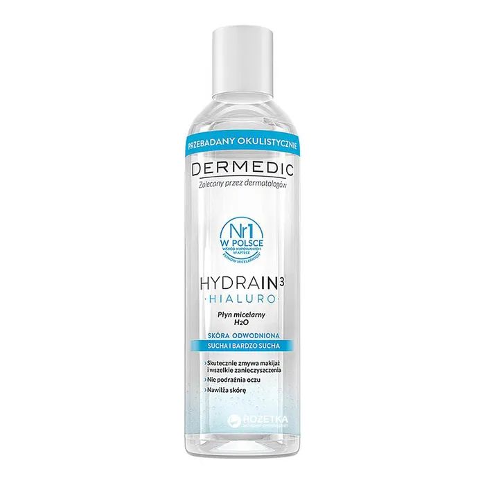 Міцелярна вода Dermedic Hydrain 3 Hialuro H2O 200 мл (5906739783106)