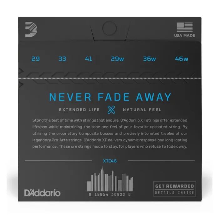 Струны для гитары D'Addario XT Classical Hard Tension (XTC46) изображение 3
