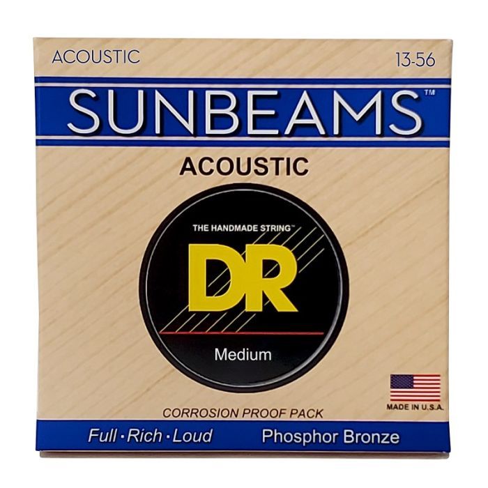Струны для гитары DR Strings SUNBEAM Acoustic Phosphor Bronze - Medium (13-56) (RCA-13)